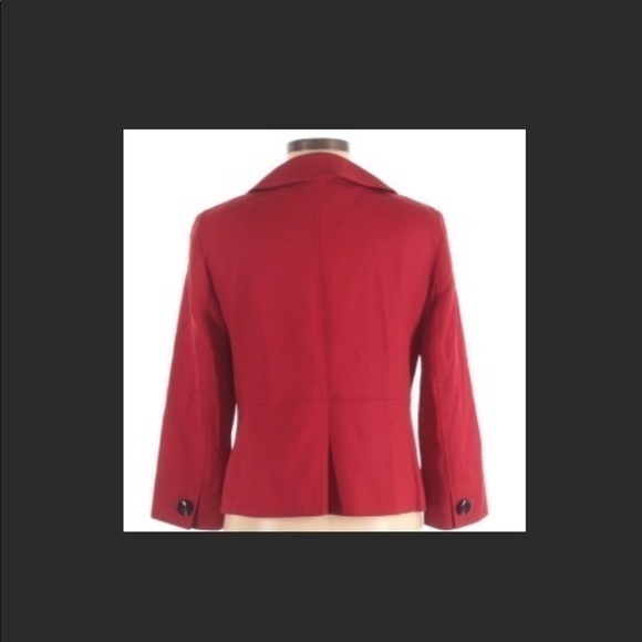 Talbots red wool blazer - Picture 2 of 6